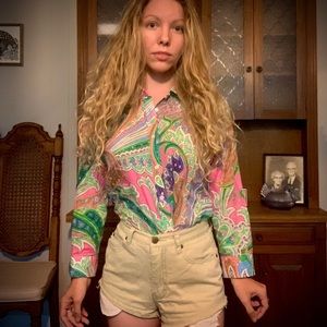 Vintage Paisley Ralph Lauren Button-down Shirt